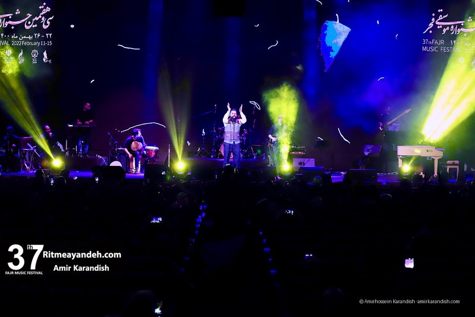 9th Feb 2022, Milad Hall hosted pop music fans who gathered to watch the first night of performances under special COVID-19 conditions and in full compliance with health protocols.